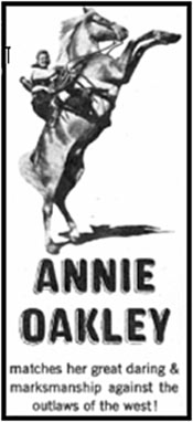 Annie Oakley TV show ad.