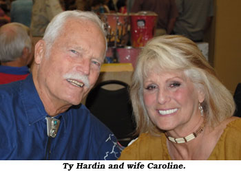 Ty Hardin and wife Caroline.