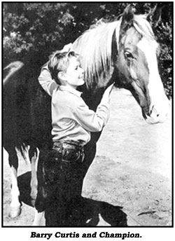 Barry Curtis and Champion.
