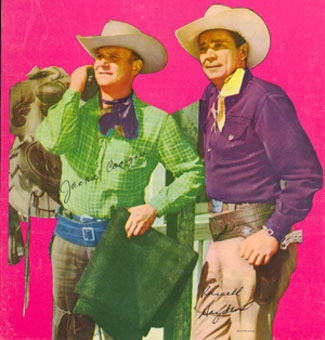 Jackie Coogan and Russell Hayden.