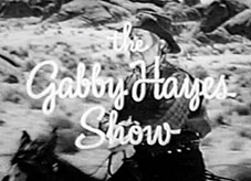 Logo for "The Gabby Hayes Show".