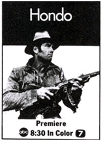 "Hondo" TV GUIDE ad.