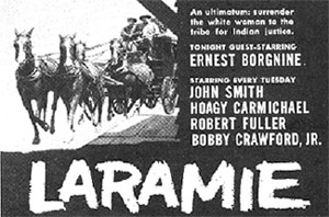 TV GUIDE ad for "Laramie".