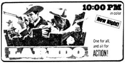 Laredo TV Guide ad.