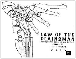 TV GUIDE ad for "Law of the Plainsman".