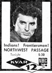 TV GUIDE ad for "Northwest Passage".