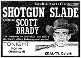 TV GUIDE ad for "Shotgun Slade".