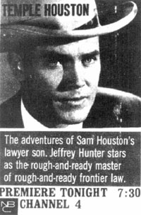 Temple Houston ad.