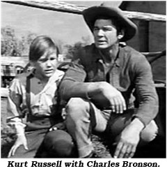 Kurt Russell with Charles Bronson.
