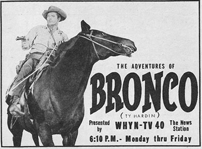 TV GUIDE ad for "Bronco".