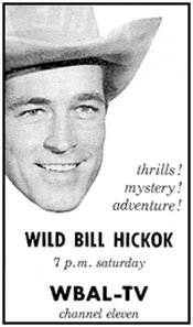 "Wild Bill Hickok" TV GUiDE ad.