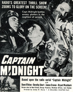 "Captain Midnight" poster.