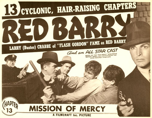 Title card for Chapter 13 of "Red Barry".