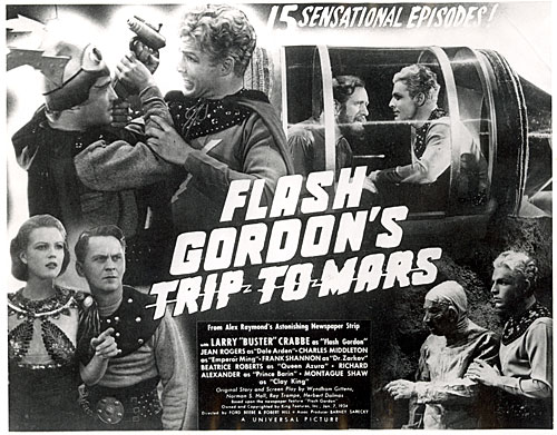 Title card for "Flash Gordon's Trip to Mars".