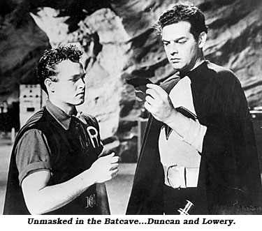 Unmasked in the Batcave...Duncan and Lowery.