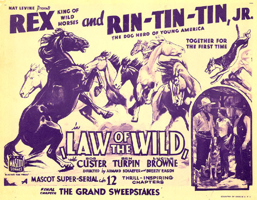 "Law of the Wild" title card.