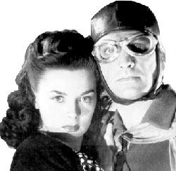 Marguerite Chapman and Kane Richmond  in "Spy Smasher".