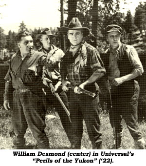 William Desmond (center) in Universal's "Perils of the Yukon" ('22).