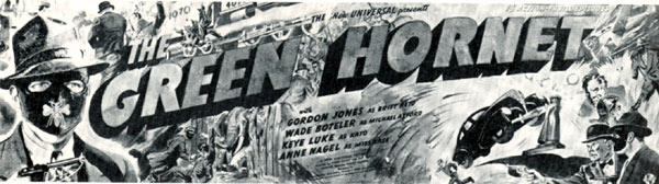 "The Green Hornet" masthead.