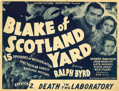 Title card for "Blake of Scotland Yard".