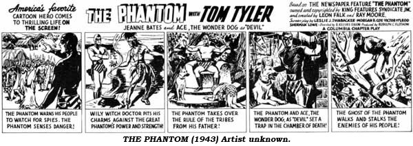 The Phantom (1943) Artist unknown.