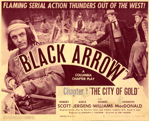 Title card for Chapter 1 of "Black Arrow".