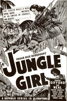 Poster for "Jungle Girl" starring Frances Gifford.