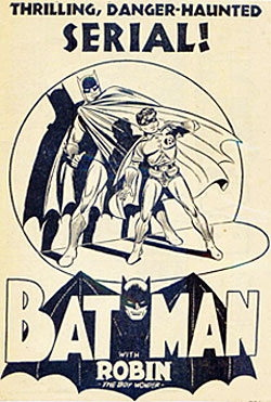 Ad for "Batman" serial.