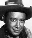 Eddie Acuff as Red Kelly in "Daredevils of the West" ('43).