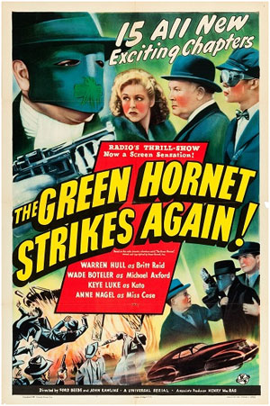 Poster for "The Green Hornet Strikes Again!"