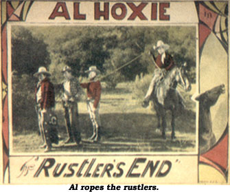 Al Hoxie in "Rustler's End".