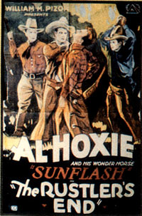 Al Hoxie in "Rustler's End".