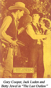 Gary Cooper, Jack Luden & Betty Jewel