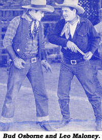 Bud Osborne and Leo Maloney.