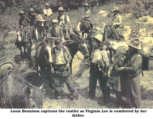 Louis Bennison captures the ruslter as Virginia Lee is comforted by her father.