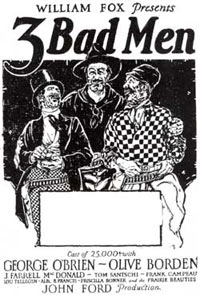 Newspaper ad for "3 Bad Men" ('26).
