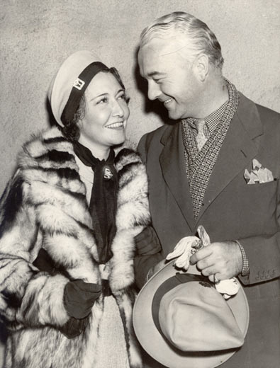 William Boyd with third wife Dorothy Sebastian