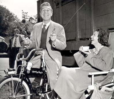 Loretta Young and husband Tom Lewis