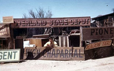 Look what Joel O'Brien found “round back” at Old Tucson in Arizona when he visited there in 1972.