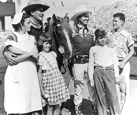 wayne john children autry gene his toni kids michael patrick melinda movies family movie western personal champion duke rodeo westernclippings