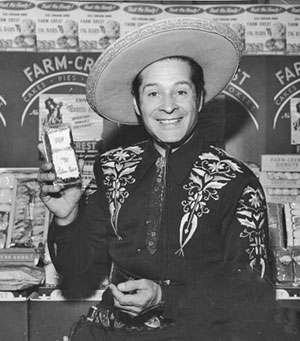 In some areas “The Cisco Kid” starring Duncan Renaldo was sponsored by Farm-Crest Bakeries. 