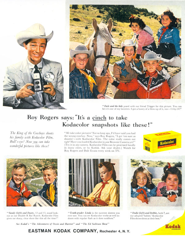 1950s Kodak ad. 