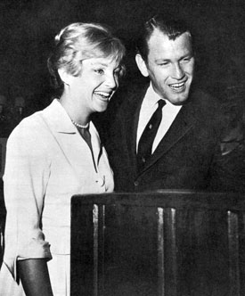 “Hotel de Paree”, “Wide Country”—Earl Holliman and actress Susan Oliver. 