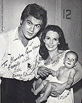 “Legend of Jesse James”—Chris Jones, Susan Strasberg and child. 