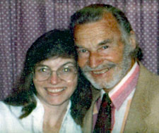 “Boots and Saddles”—John Pickard with Donna Magers of WESTERN CLIPPINGS at a Western film festival. 