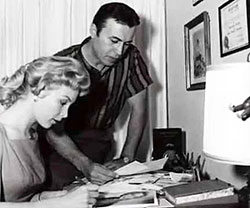 “Law of the Plainsman”—Michael Ansara and wife/actress Barbara Eden.