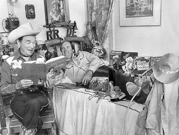 Roy Rogers and son Dusty relive a few childhood memories. 