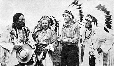 The Sioux Indians took one look at Vera Ralston and named her Princess Yiota (Beautiful One) during ceremonies giving her induction into the Ogalala tribe.
