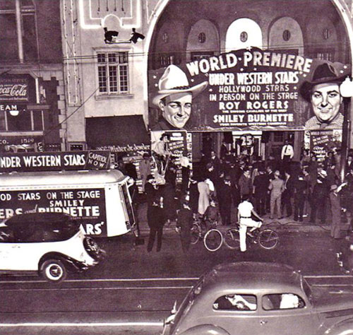 Premiere of Roy’s first starring Republic Western in 1938. 