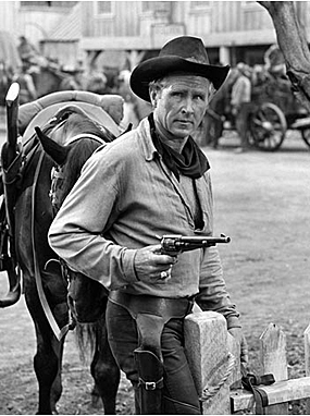 Striking pose of Lloyd Bridges from his vastly overlooked and underrated TV series “The Loner”. 